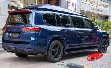 تویوتا لندکروز هندی / لیموزینی با کابین لوکستر از رولزرویس!