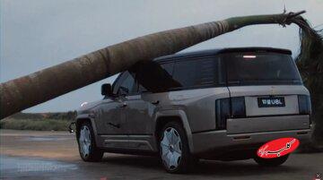 ببینید | سقوط نخل غول‌پیکر روی خودروی چینی / مقاومت تحسین‌برانگیز