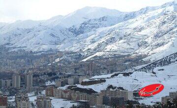 رگبار باران و برف در ارتفاعات تهران؛ آلودگی هوا تا هفته آینده میماند