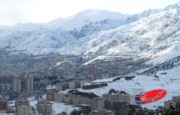 رگبار باران و برف در ارتفاعات تهران؛ آلودگی هوا تا هفته آینده میماند