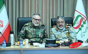 بازدید جانشین قرارگاه خاتمالانبیا از سازمان پدافند غیرعامل/ بررسی دستاوردها در مواجهه با تهدیدات نوین و رویدادهای اخیر از جمله جنگ ۱۲ روزه