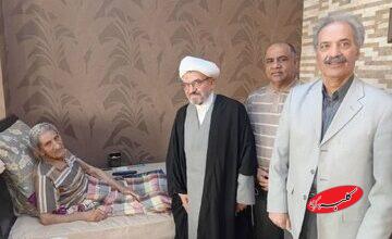 عیادت نماینده رهبری از پیشکسوت «اطلاعات» در آستانه صدسالگی روزنامه