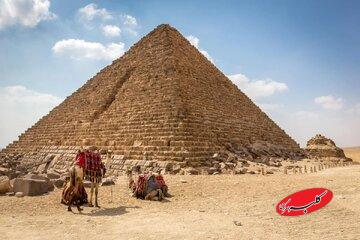 کشف «فضای پنهان» در اهرام مصر / ورودی مخفی پس از هزاران سال پیدا شد!