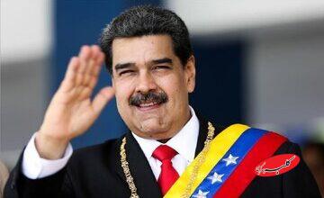 ببینید | مادورو با چفیه فلسطینی تولدش را جشن گرفت