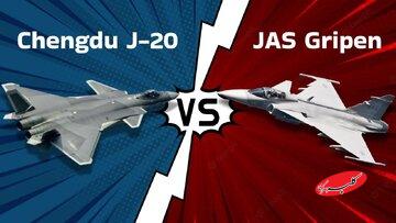 شیردال سوئدی مقابل اژدها نیرومند چین/ کدام جنگنده برنده میشود؟