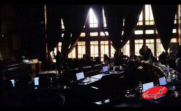 قطع برق در صحن شورای شهر تهران