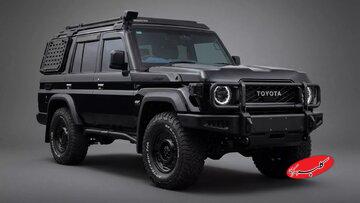 لندکروزر با لباس لاکچری وارد میدان شد / عکس