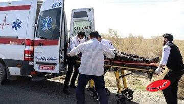 برخورد خودروی پژو با دیوار/ آمار مصدومان