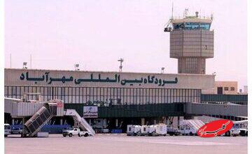 نصب تندیس والرین در ورودی فرودگاه مهرآباد/ عکس