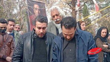 خاکسپاری حمید طالقانی + عکس