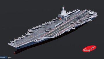 نخستین ابرناو هواپیمابر اتمی چین در راه است