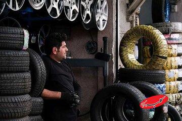 سیگنال گرانی به بازار لاستیک رسید/ خریداران سراغ لاستیکهای ارزانتر و کمکیفیت رفتند