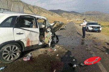 تصادف سنگین در فیروزکوه/ آمار فوتی و مصدومان