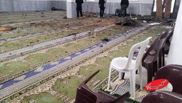 ببینید | انفجار تروریستی داخل مسجدی در حمص سوریه