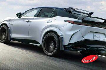 خودرو تهاجمی ژاپنی؛ پرقدرتترین شاسیبلند برقی لکسوس معرفی شد