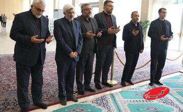 مراسم ختم اشرف بروجردی خواهر علادالدین بروجردی در مجلس دوازدهم + تصویر