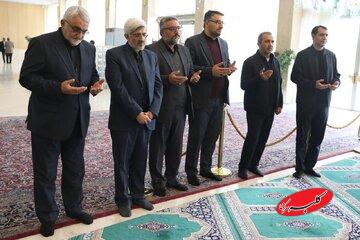 مراسم ختم اشرف بروجردی خواهر علادالدین بروجردی در مجلس دوازدهم + تصویر