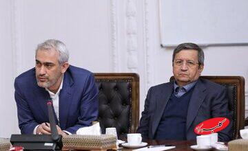 نخستین تصویر از همتی در کنار وزیر اقتصاد در نشست رئیس جمهور + عکس