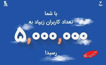 زیپاد پنجمیلیونی شد| فعالسازی خدمت کارتبهکارت زیبانک برای فرزندان ایران