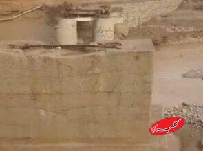 بارشهای شدید این پل تاریخی را ویران کرد