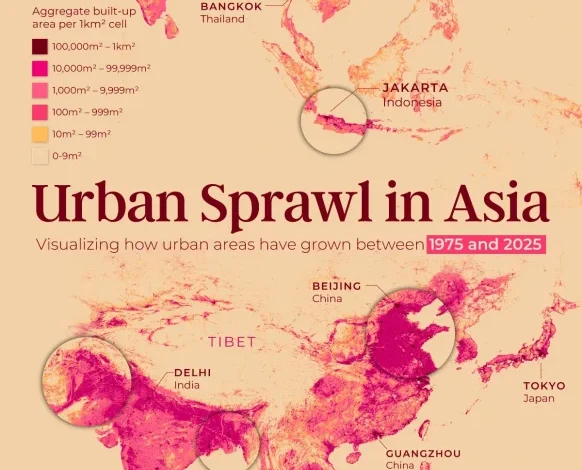 پرجمعیت‌ترین کلانشهرهای آسیا