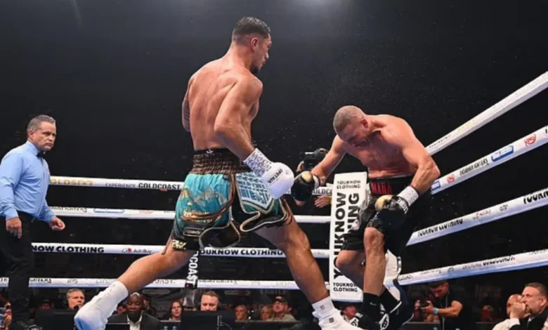 مبارزه جای اوپتایا با حسین چینکارا