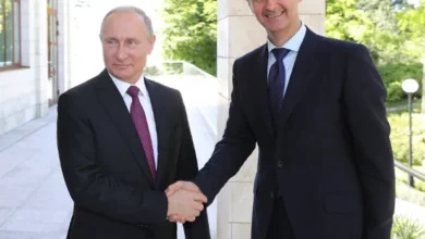 بشار اسد و پوتین