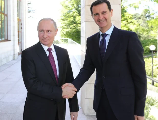 بشار اسد و پوتین