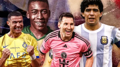 مارادونا، مسی، رونالدو و پله