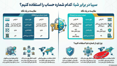 اینفوگرافی شماره حساب سیبا