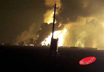 آتشسوزی کاله| تخلیه یککیلومتری و انتقال ۱۱۰ بیمار به مراکز امن