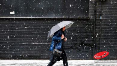 تصاویر بارش برف در شمال تهران