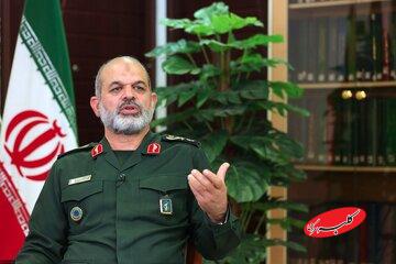 سردار وحیدی: سلاحهایی است که آمریکاییها تولید میکنند ناقض محیطزیست در جهان است/ گنبد طلایی در واقع دخالت و نظامیکردن فضاست