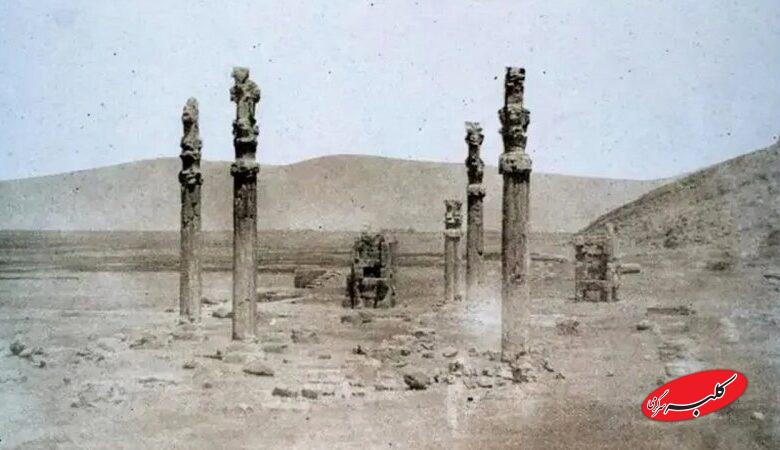 تصویری عجیب از تخت جمشید