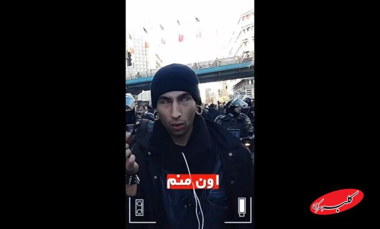 نماد جدید ضدانقلاب؛ ماجرای کامل فردی که جلوی موتورهای پلیس نشست +ویدیو