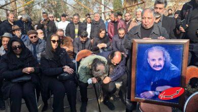 پیکر سعید پیردوست به خاک سپرده شد +تصاویر