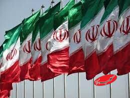 اهتزاز پرچم جمهوری اسلامی ایران در بلوار ریاض