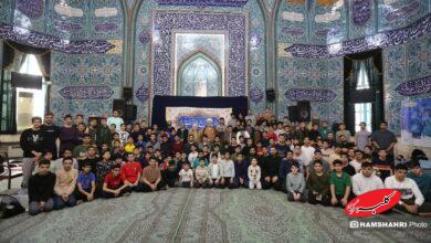 مراسم معنوی اعتکاف در حسینیه ارشاد تهران