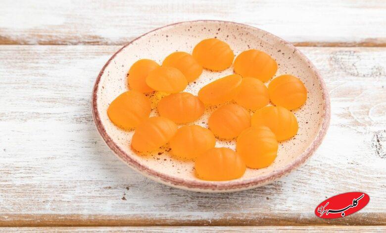 آبنبات پرتقال و لیمو خانگی