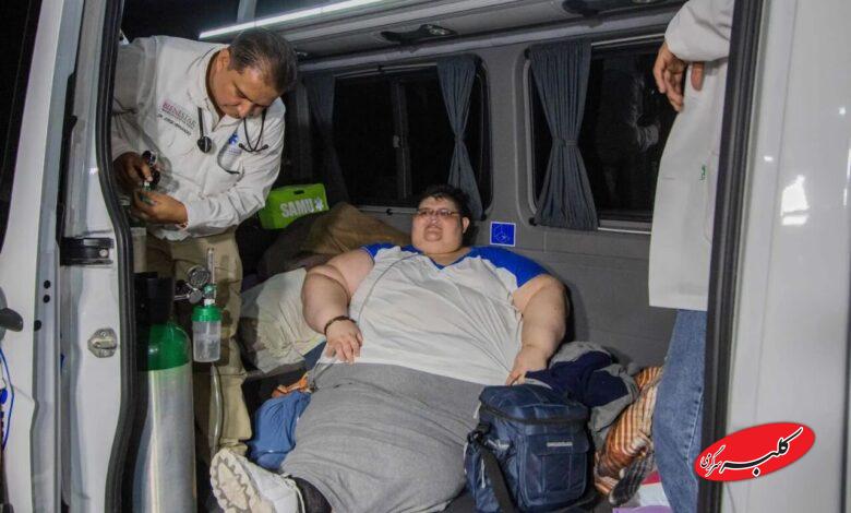 چاقترین مرد جهان با ۵۹۰ کیلوگرم وزن