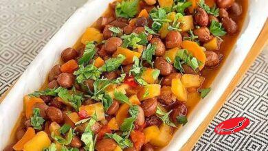 خوراک لوبیا