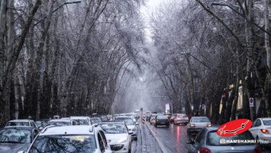 بارش برف در تهران
