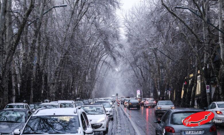 بارش برف در تهران