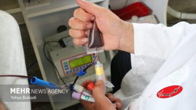 کاهش ذخایر خونی در فصول سرد سال