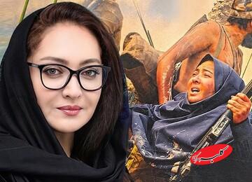نیکی کریمی در ۲۹ سالگی و در پشت صحنه هجدهمین فیلمش؛ سال ۱۳۷۹/ عکس