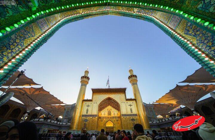 تصاویری از ایوان طلای جدید نجف پس از بهرهبرداری