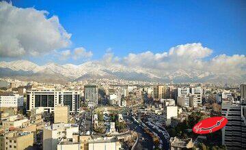 کیفیت هوای تهران امروز ۲ بهمن