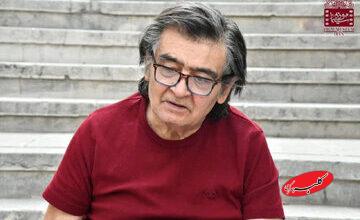 رضا رویگری ۴۳ ساله در کنار افسانه بایگان ۲۸ ساله؛ دهه ۶۰/ عکس