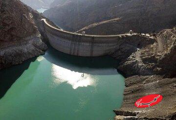 همه جا باران آمد، تهران خشک ماند/ شرایط این سدهای تهران وخیم شد