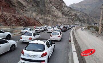 ترافیک جادهها اعلام شد/ ترافیک سنگین در این مسیرها